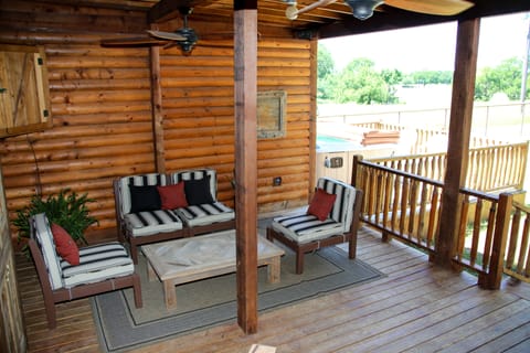 Bunk House Patio with hot tub
