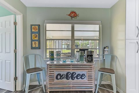 No need to run out for coffee in the morning- just stop by the coffee bar on your way to the pool!
