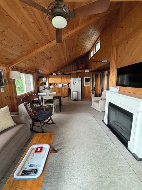 Roadside cottage living space.