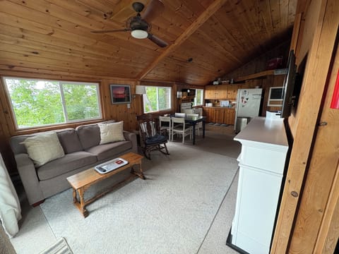 Roadside cottage living space.