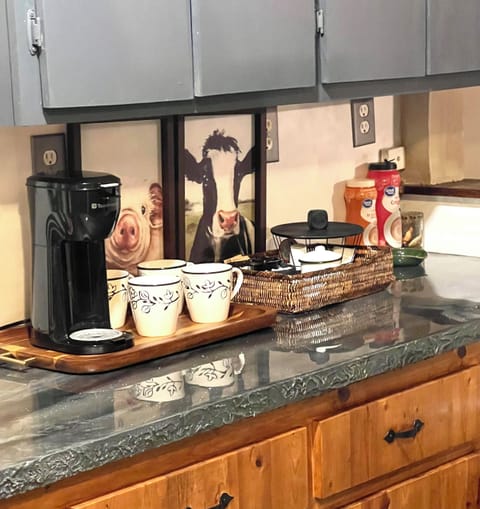 Coffee bar in kitchen area