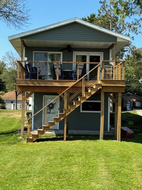 Lake side of cottage
