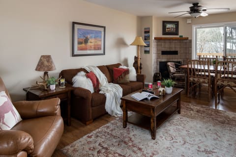 Living Room with Fireplace