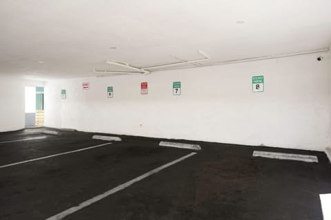 One reserved parking spot per home