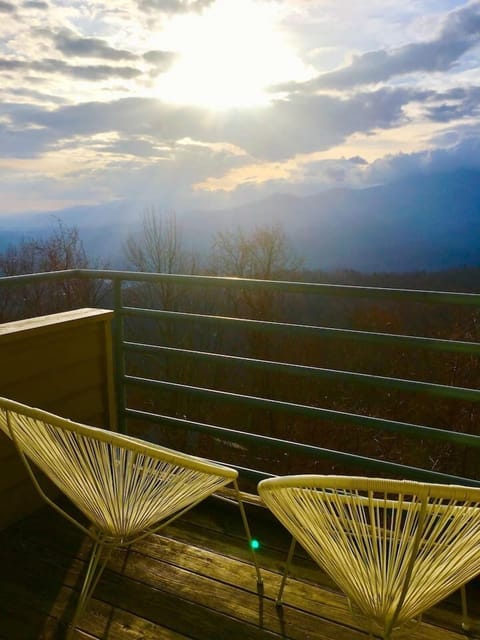 Sit in your retro chair and stare at the park