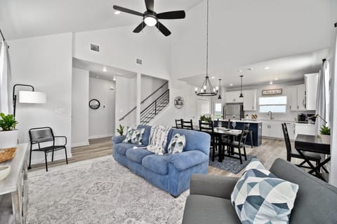 Open concept for gathering and visiting