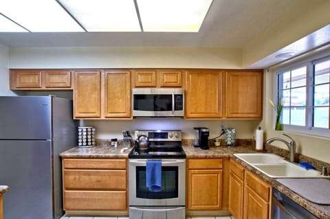 well stocked kitchen