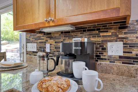 French press, bean grinder, Keurig, or drip.