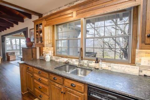 Large Kitchen with Granite Countertops