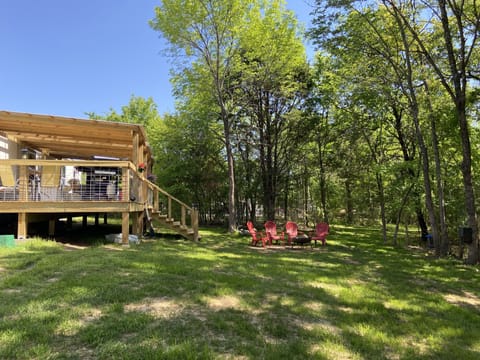 A portion of your front yard. 