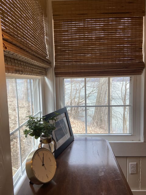 Main level, Bedroom #1, has a view of the water!