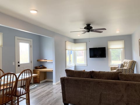 This is the view from the kitchen. 