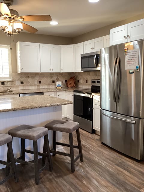 Brand new kitchen with all new appliances.