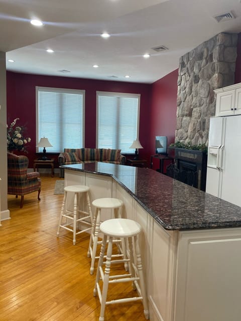 Breakfast bar for work station or a quick meal from area downtown restaurants.