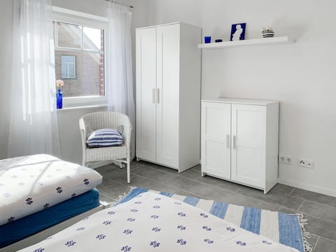 Furniture, Blue, Azure, Comfort, Door, Flooring, Building, Floor, Bed Frame