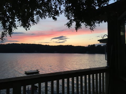 Sunset from the deck