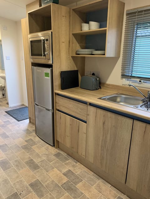 Fridge/freezer and microwave