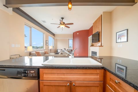 From kitchen to living room