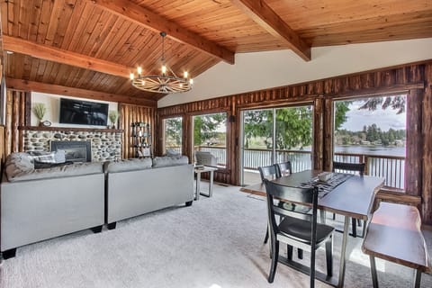 Welcome to Pattison Lake Cabin. Lakefront home with view of Mt. Rainier