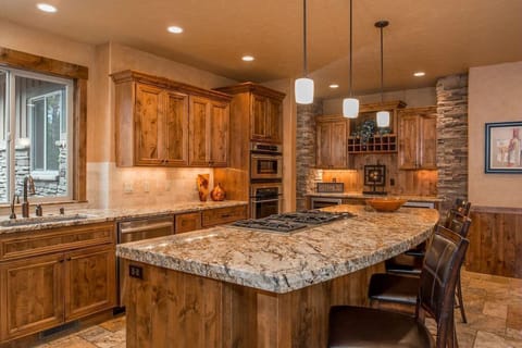 Large kitchen island with room for all your chefs