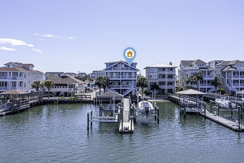 Aerial View of The Blue Pearl