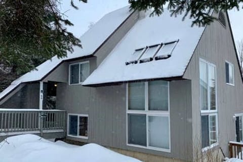 The standalone condo in the snow