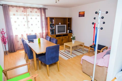 Living area. Living and dinning room; cable TV and WiFi