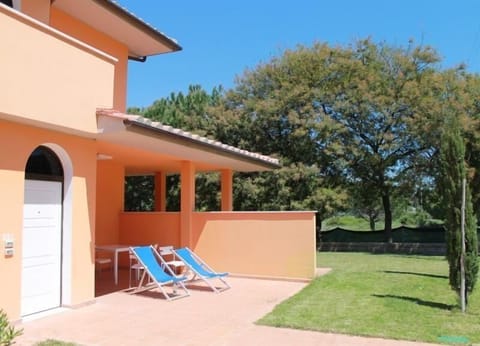 Two room apt on the ground floor with terrace