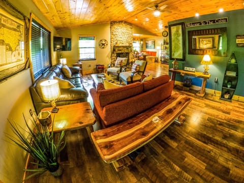 Front entrance and living room