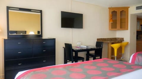 Bedroom. Views, colors, and decor may vary.