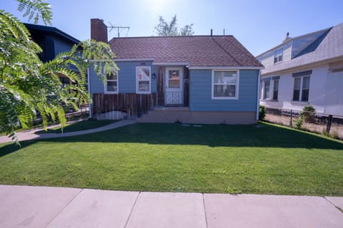 Front of cute cottage house.