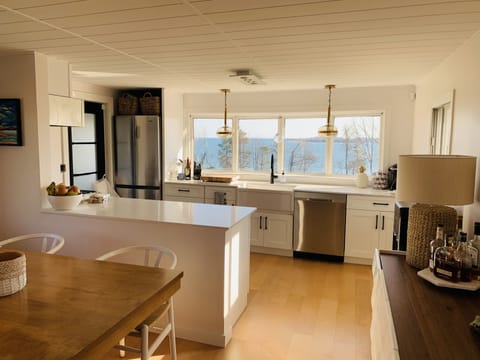 View from dining room looking south. 