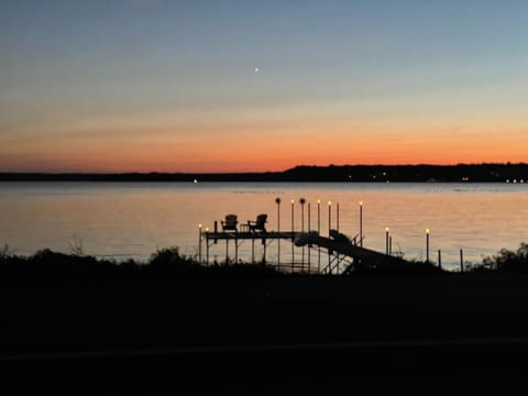 Dock at night