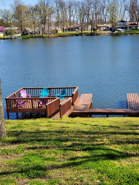 Private boat dock and deck