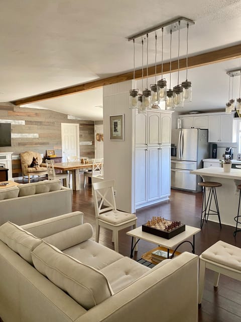 View of Living Room and Kitchen