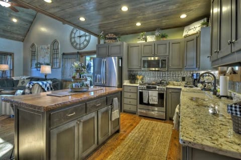 Fully stocked kitchen