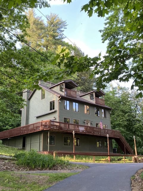 Main house view from the boat house