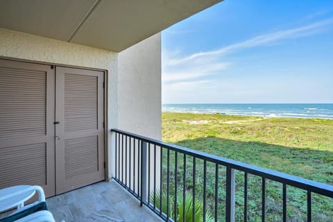 Enjoy amazing views of the Gulf of Mexico from the private beachfront balcony.