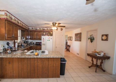 Open concept kitchen with dinning area not pictured 