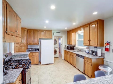The large kitchen is perfect for big families. All major appliances are included