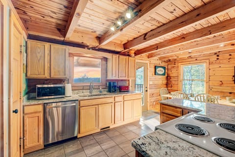 Cook in with our fully equipped, open format kitchen.