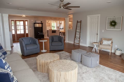 Upstairs Living Room, entry and kitchen