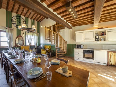 Table, Property, Furniture, Cabinetry, Countertop, Tableware, Wood, Lighting, Interior Design, Kitchen Stove