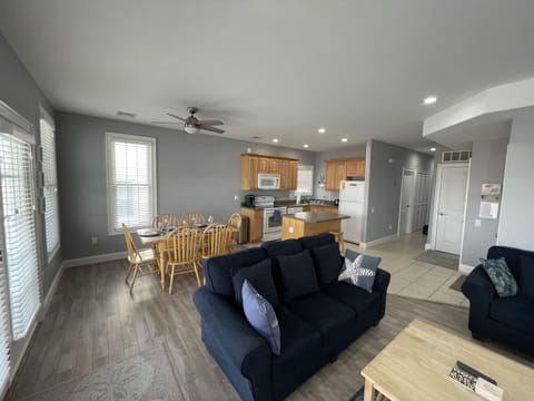 Open concept living/dining