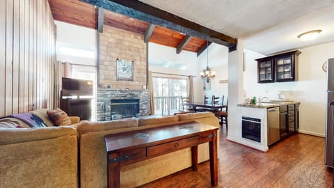 Indoors, Living Room, Furniture, Hardwood, Fireplace