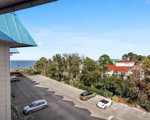 View of the ocean from our balcony