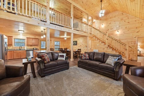 All common areas are open to each other.