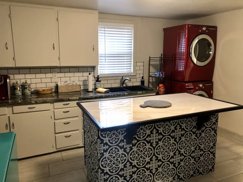Kitchen with Huge Island for Prepping Food / More Countertop Space.