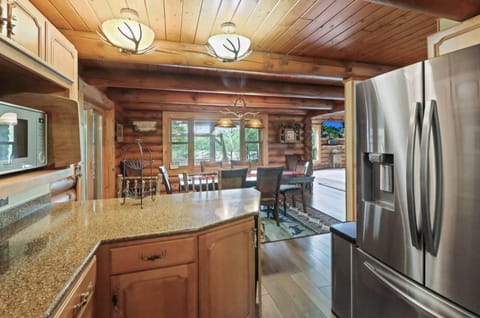 Kitchen looking into dinning room