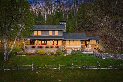 Chestnut House in early evening